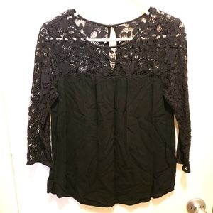 Black long sleeve shirt